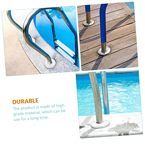 Cubiertas para escalera de piscina Happyyami de acero inoxidable miniatura 2