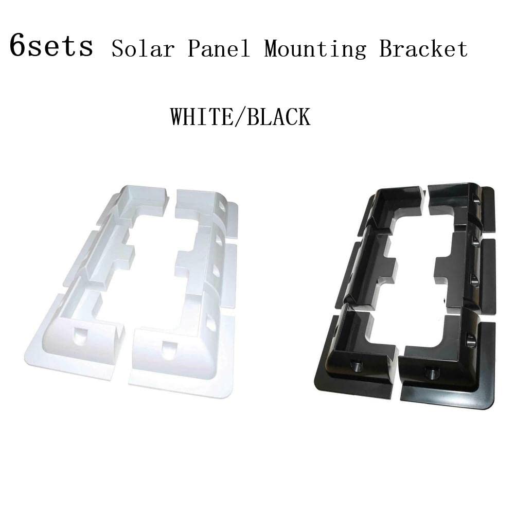 SPORTARC Staffa di montaggio per pannello solare, set di staffe di montaggio per pannello solare, set di staffe di montaggio e kit regolabili per camper, barche, camper