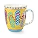 Sandals Flip Flop Parade Yellow 16 Ounce Coffee Latte Tea Harbor Mug Cape Shore
