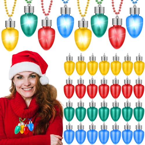 Collier lumineux de Noël à perles Mardi Gras pour illuminer vos soirées festives