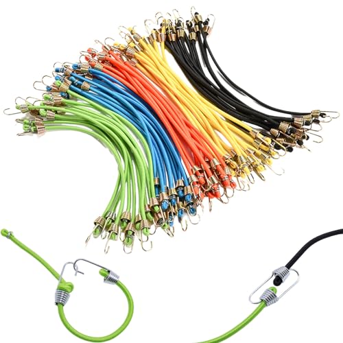 Small Bungee Cords with Hooks 12 Pack - image 1