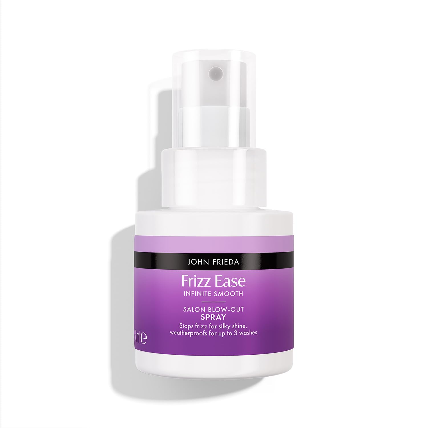 John Frieda Frizz Ease Infinite Smooth Blow Out Spray 50ml. Travel Size Styling Spray for Anti Humidity Control and Sleek Finish
