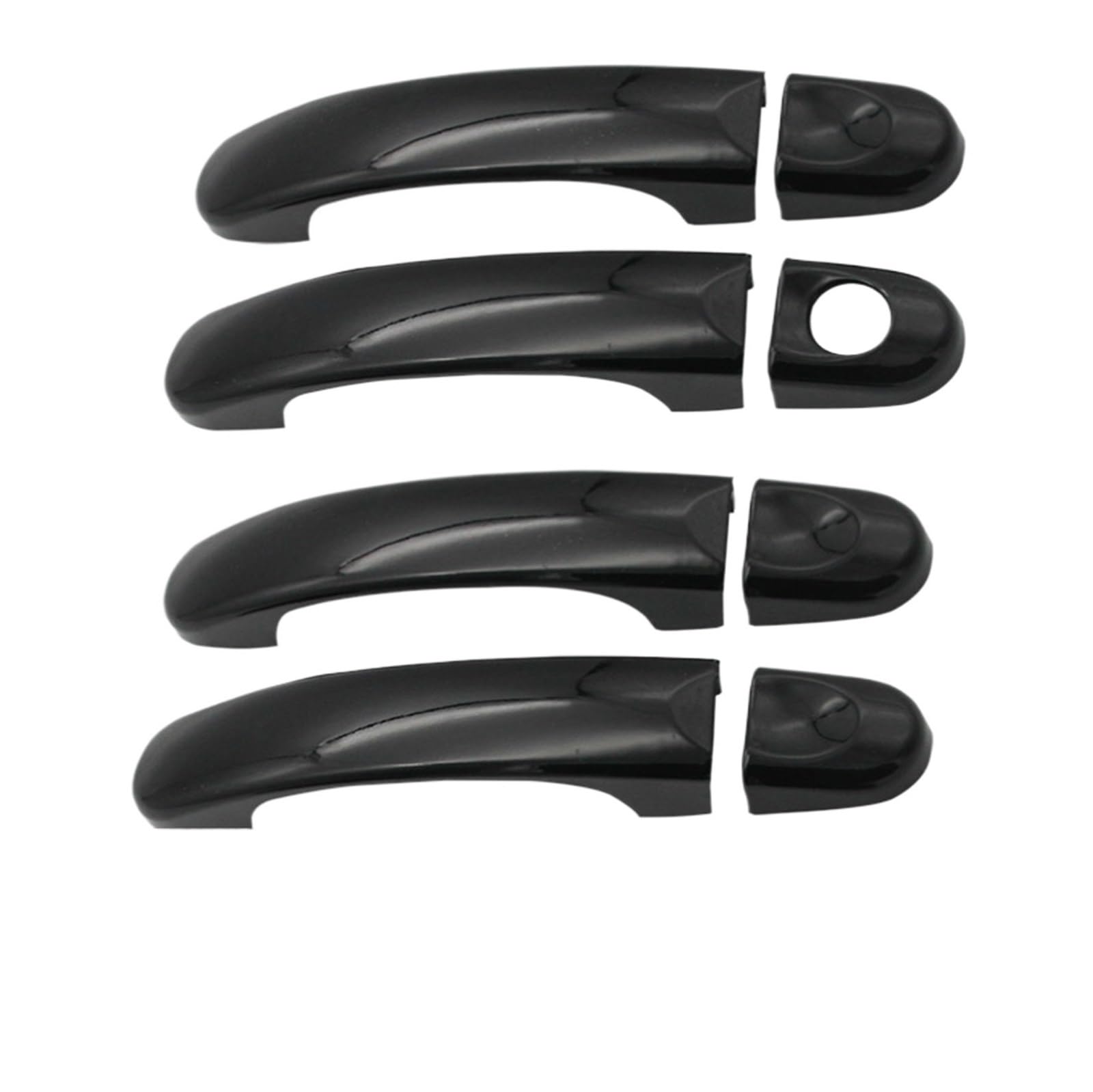 Trxjjvm Model 1 For Vw For Touran For Caddy For T5 For Transporter 2003-2015 Car Exterior Door Handle Cover Trim Overlays Car Exterior Door Handle(Model 1)