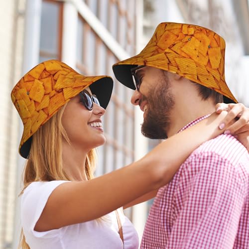 Sombrero de pescador bucket wafles y helado unisex miniatura 7