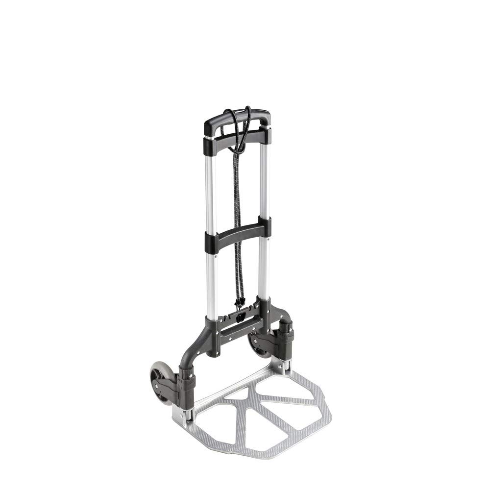 Adam Hall Accessories Porter - Zusammenklappbare Sackkarre mit verriegelbarem Ausziehgriff, AHPORTER, Silber Schwarz, 1000 mm