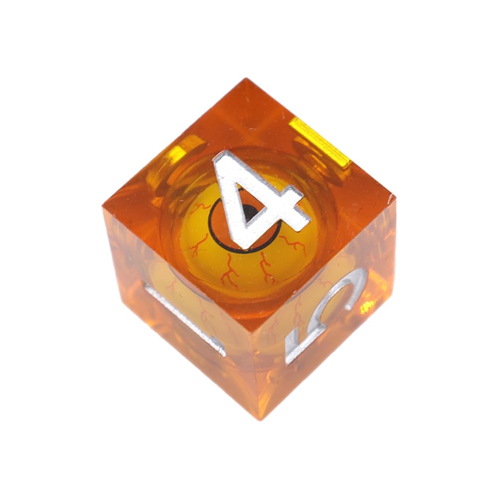 Sarini DND Dragon Eye Dice Dice Set Resin Sharp Edged Dice Set including Gift Box - Image 4
