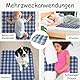 2 Stück Inkontinenzunterlagen, Waterproof Incontinence Pad für Bed, Inkontinenzunterlage Waschbar, Pflegebett, 70 * 90 cm, Atmungsaktiv, Wasserdicht, Leicht Zu Reinigen, für Alle Betten
