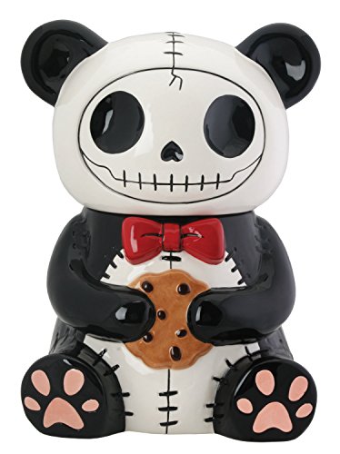 SUMMIT COLLECTION Furrybones Panda Bear Pandie Ceramic Cookie Treat Jar
