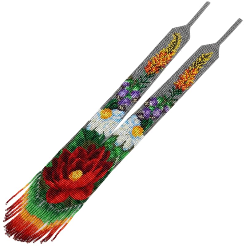Collier Gerdan ukrainien à fleurs pour illuminer vos tenues bohèmes