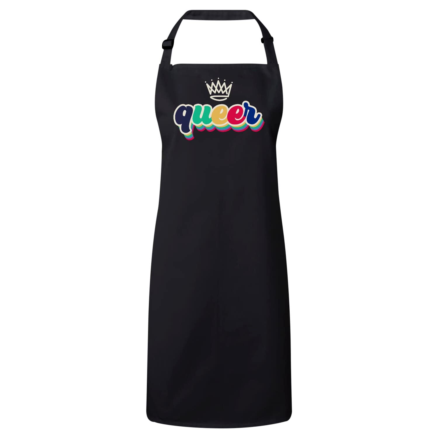 Tablier Trans Pride noir pour affirmer son identité en cuisine