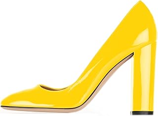 yellow pumps size 10