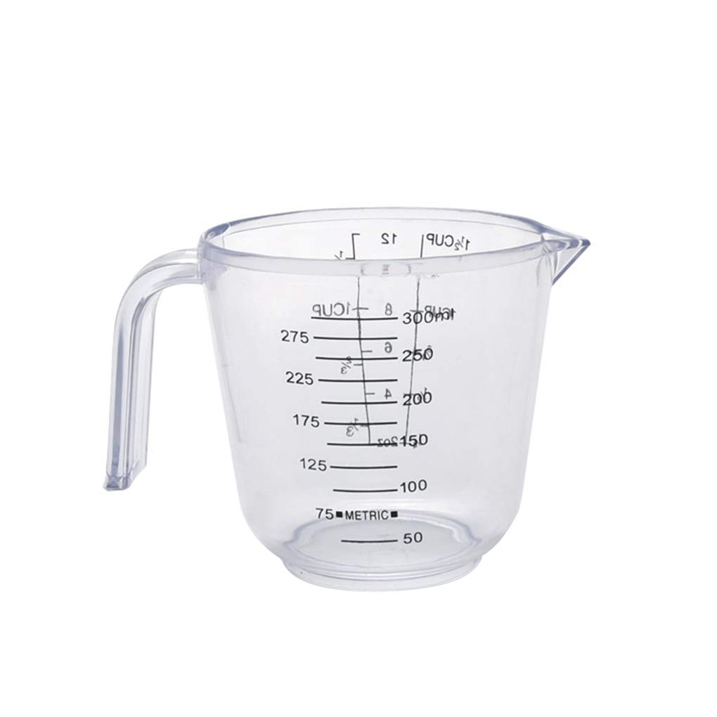 Flushzing Plastic Measuring Cups Multi Measurement Baking cup Cooking Tool Liquid Measure Jug Container