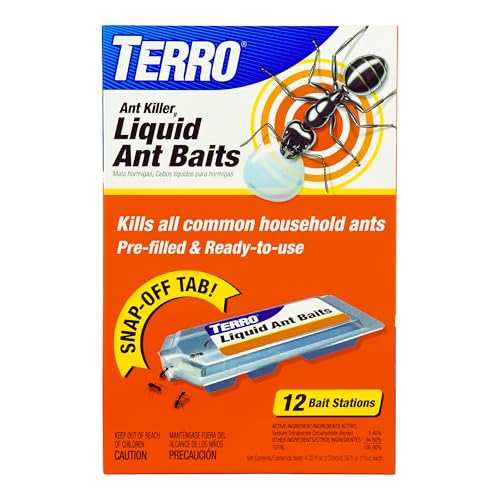 Bundle of TERRO T300B Liquid Ant Killer, 12 Bait Stations + TERRO T1813B Outdoor Ready-to-Use Liquid Ant Bait Stake Killer Trap - Kills Common Household Ants - image 2