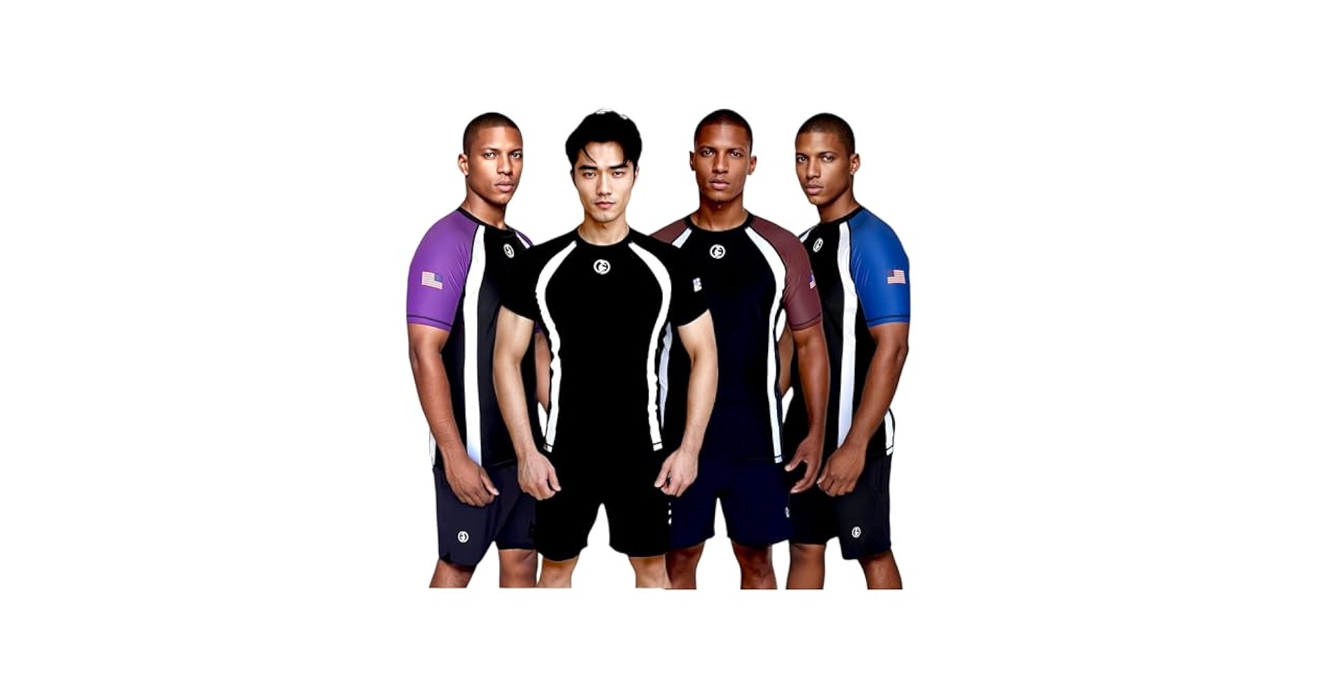 KOMBAT USA Half Sleeve Rash Guard | BJJ No Gi | Jiu Jitsu