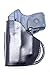 OUTBAGS USA LS4LCPX (Black-Right) Full Grain Heavy Leather IWB Conceal Carry Gun Holster for Ruger LCP 380 with Crimson Trace Laser. Handcrafted in USA.