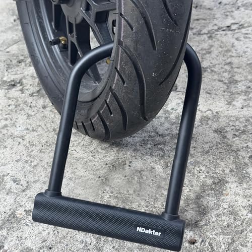 Image of NDakter Large Bike Locks Heavy Duty Anti Theft, 18mm Thick, Motorcycle Wheel Lock with 3 Keys, for Ebike, Escooter, Fat-Tire and Dirt-Bike