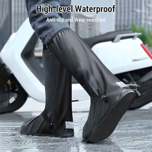 Cubres zapatos PVC lyrlody con suela antideslizante reflectora XL miniatura 2