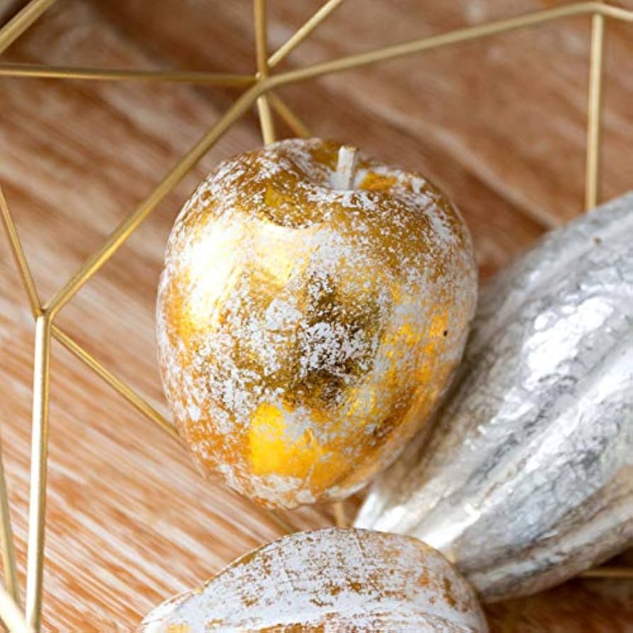 Amazon.co.jp: オブジェ ウッド 木製 木彫り 天然木 アップル