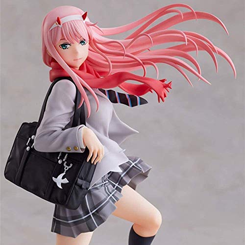TQGG Zero Two Code ： 002 Darling dans Le FRANXX Anime Figure 28cm-Figurine Décoration Ornements Collectibles Jouet Animations Personnage Modèle