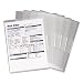 Smead Organized Up Poly Translucent Project Jacket, Letter Size, Clear, 5 per Pack (85751)