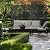 Metal Privacy Screen for Outdoor Freestanding Privacy Screens, 72" H x 44" W Decorative Fence Panels with Stand, Patio Metal Screens for Outside Outdoor Divider Deck Balcony Garden and Indoor
