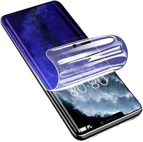 case & glass 2 pellicole di IDROGEL compatibili con smartphone, protezione per lo schermo, anti luce, blu, protezione per gli occhi, protezione per gli occhi, leggere le istruzioni in pubblicità)