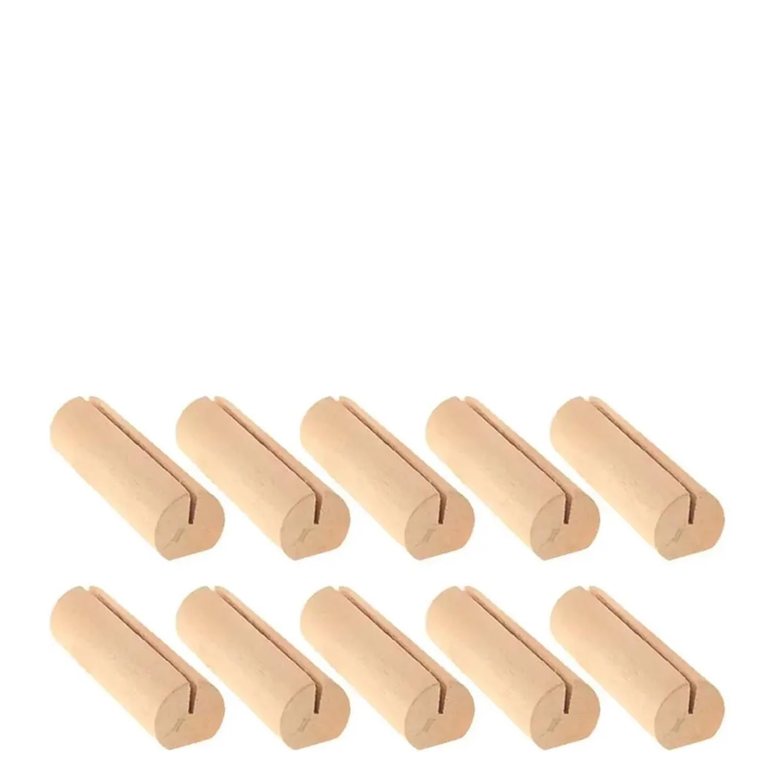 BMKGODN card stand， 20/40/60/100PCS Wood Place Card Holders Wooden Table Number Stands Wedding Sign Rustic Message(100PCS)