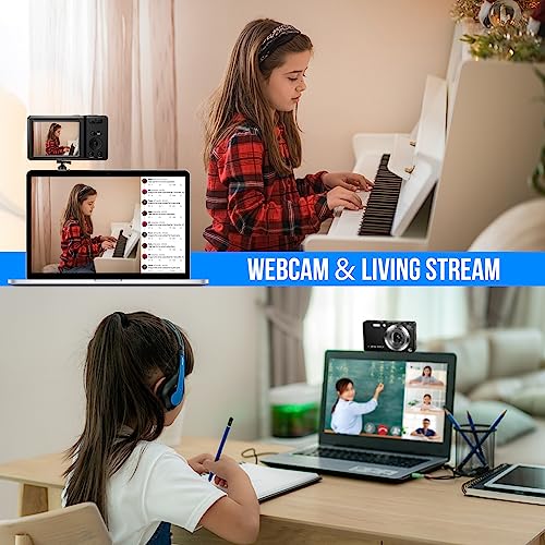 Cámara Compacta 56MP 2160P HD 20X Zoom con 32GB - Fernando Cortés Cámara Compacta 56MP 2160P HD 20X Zoom con 32GB - Fernando Cortés