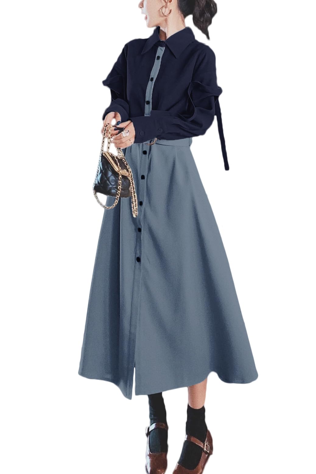 Amazon.co.jp: [Chubikime] ロングワンピース