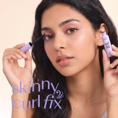 Image of ETUDE Curl Fix Mascara Slim brush (Black), Lash Mascara, Strong Curl Up, Long-Lasting, Waterproof, Light-Weight, Korean Makeup, Beauty, Vegan Certified (0.10 Fl Oz)