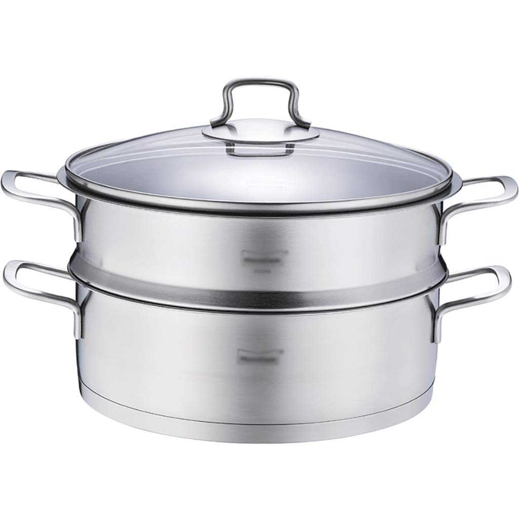 Marmite à soupe à vapeur 24 cm épaisse pour cuisinière gaz et induction