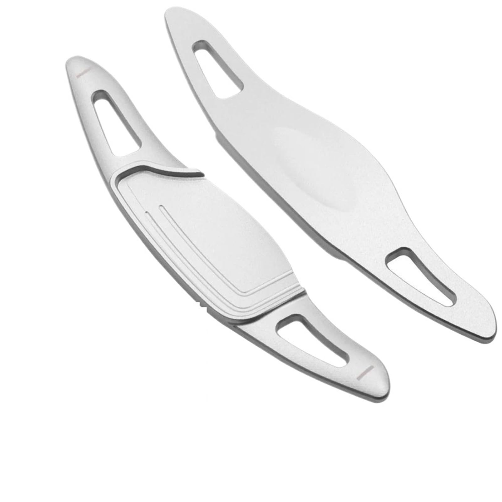 UIEOWHN for Grand Siena/Idea/Linea/Palio/Punto/Strada/500L Car Shifter Paddle Shifter Gear Paddle(Silver)