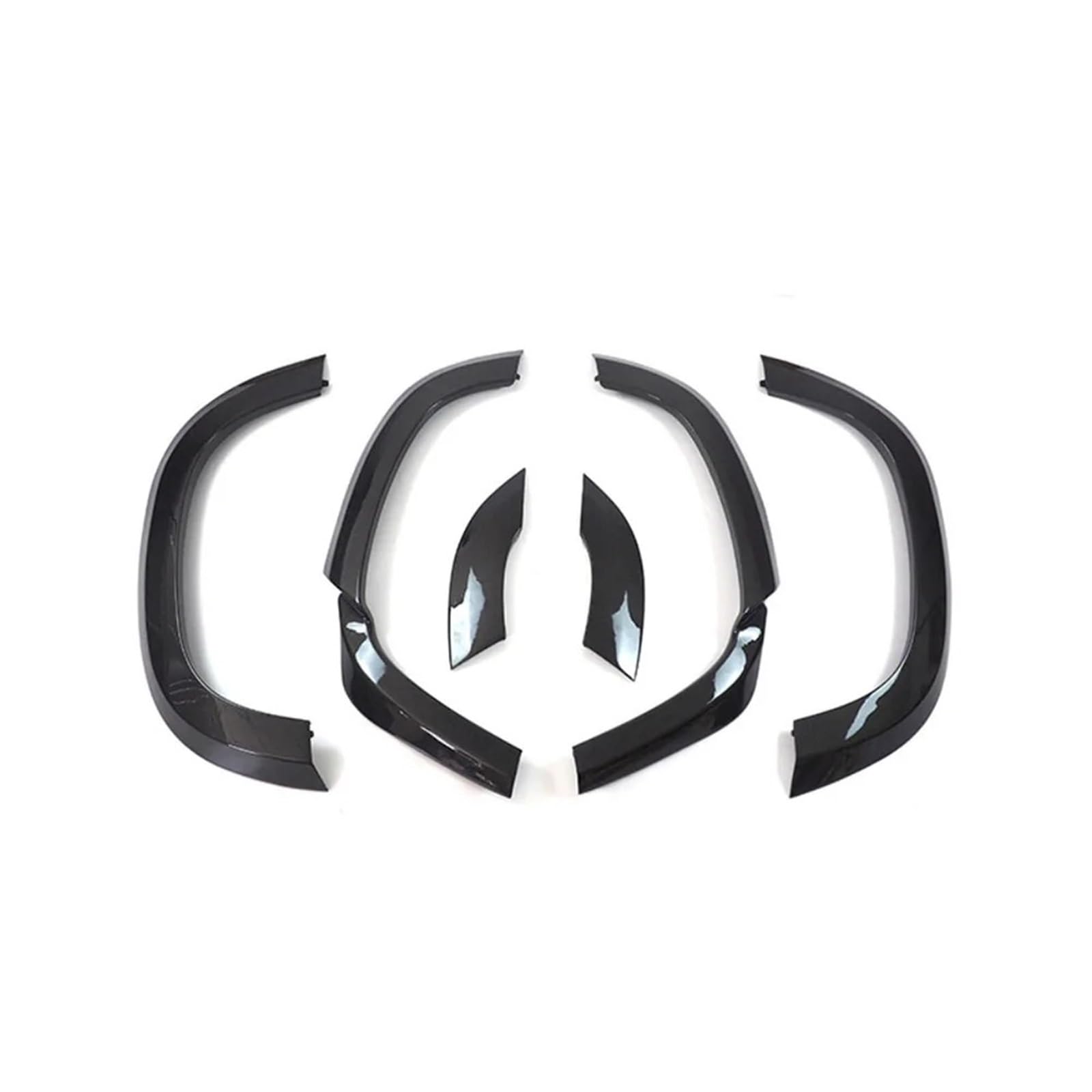 KUKEMI Car Wheel Eyebrow Arch Trim Side Fender Flare Strip, for Land Rover, Defender 110 2020-2024 Mudguards Auto Front Rear Mudflap Universal fender flares(110 Carbon Fibre)