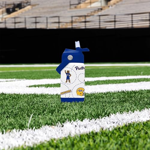 Image of Logo Brands NCAA Mascot Stainless-Steel Kids Bottle -Soft Silicone Mouthpiece, Easy To Carry, Kid-Friendly Design- Great For School & On-The-Go