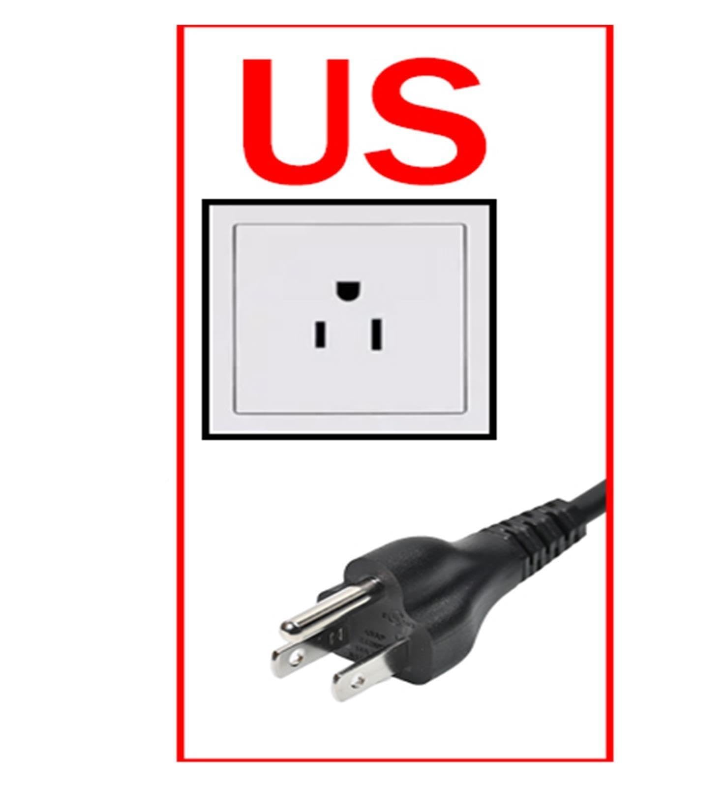 Caricatore Adattatore CA Lap 19,5 V 3,33 A 65 W, Compatibile for HP, Probook X360 11 G2 EE, 11 G3 EE, G4, G5,440 G1 740015-004 740015-003(ADD US Power Cord)