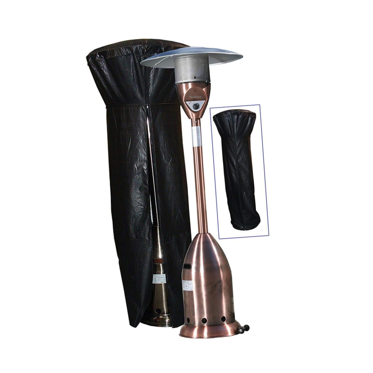 Housse chauffage extérieur imperméable anti gel protection pluie jardin