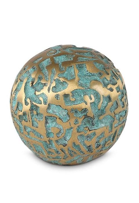 Mini urne cendres en bronze pour préserver le souvenir éternel d'un être cher avec dignité