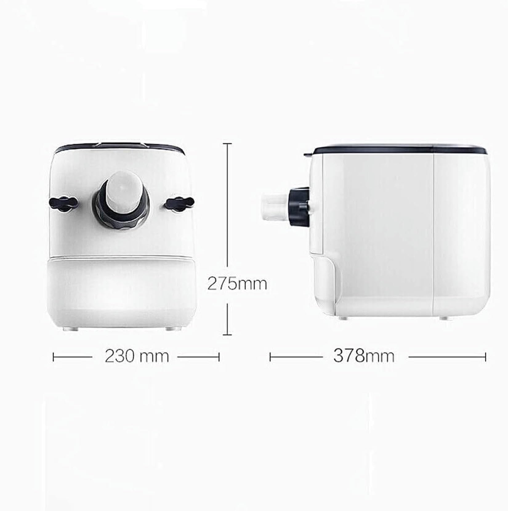 Máquina para Hacer Pasta, máquina para Hacer Pasta, máquina para Hacer Fideos, Completamente automática, máquina de prensado de Masa eléctrica para el hogar, Herramienta de Cocina para Hacer Pasta y