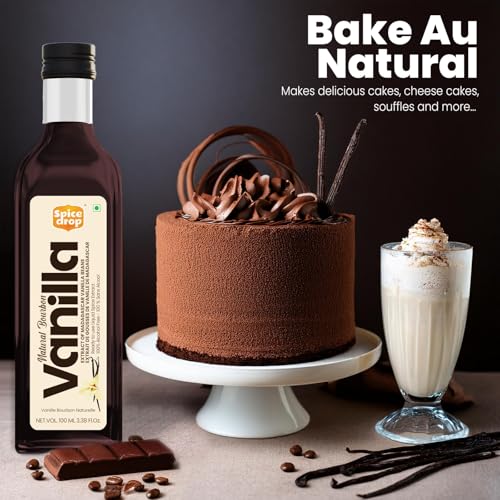 Image of Pure Madagascar Bourbon Vanilla Extract - Alcohol-Free, 50 ml - 100% Natural, Rich & Aromatic - Ideal for Baking, Desserts, Milkshakes & Ice Cream - Premium Alternative to Vanilla Essence