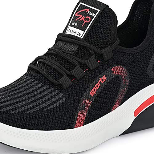 Image of Klepe Black Red Running Shoes