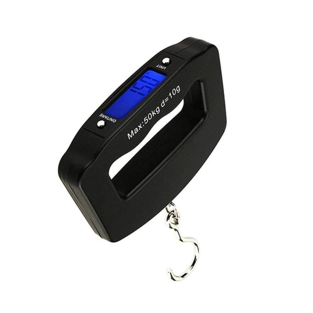 Airplane A09 Electronic Digital LCD Luggage Travel Weighing Digital Heavy Duty Handgripped Portable Luggage Scale, 50kg (Multicolor)-image-10