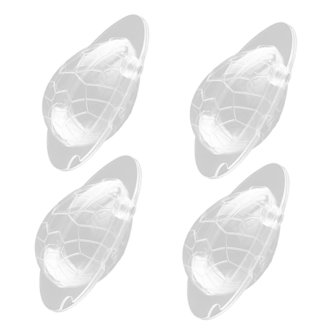 Homoyoyo Polycarbonate Dinosaur Egg - 4pcs Baking Stencils for Chocolate - Soap and Candy for Creative Treats and Festive Desserts