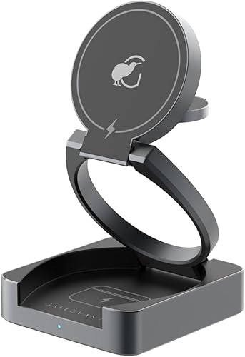 Soporte de cargador inalámbrico 3-1, compatible con inalámbricos. Certificado Qi2, plegable de 15 W, compatible con iPhone 161514, Apple Watch