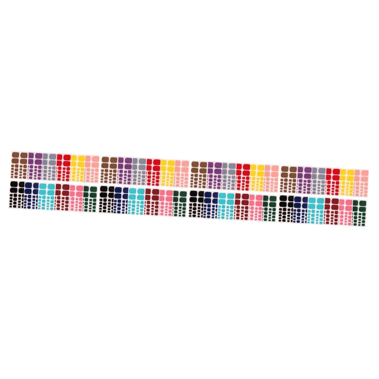 Beaupretty 48hojas Pegatinas Para Uñas De Pies Autoadhesivas Aplicación Para Casa y Salones De Manicura