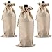G2PLUS 12 Pezzi Sacchetti per Vino in iuta Vino Sacchetto Regalo con Coulisse Sacchetti di Bottiglie 16 x 36 cm per Festa di Degustazione di vini Nozze Compleanno Natale