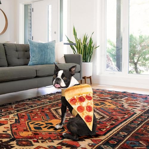 Disfraz Pizza para Perro Pequeño/Mediano miniatura 2