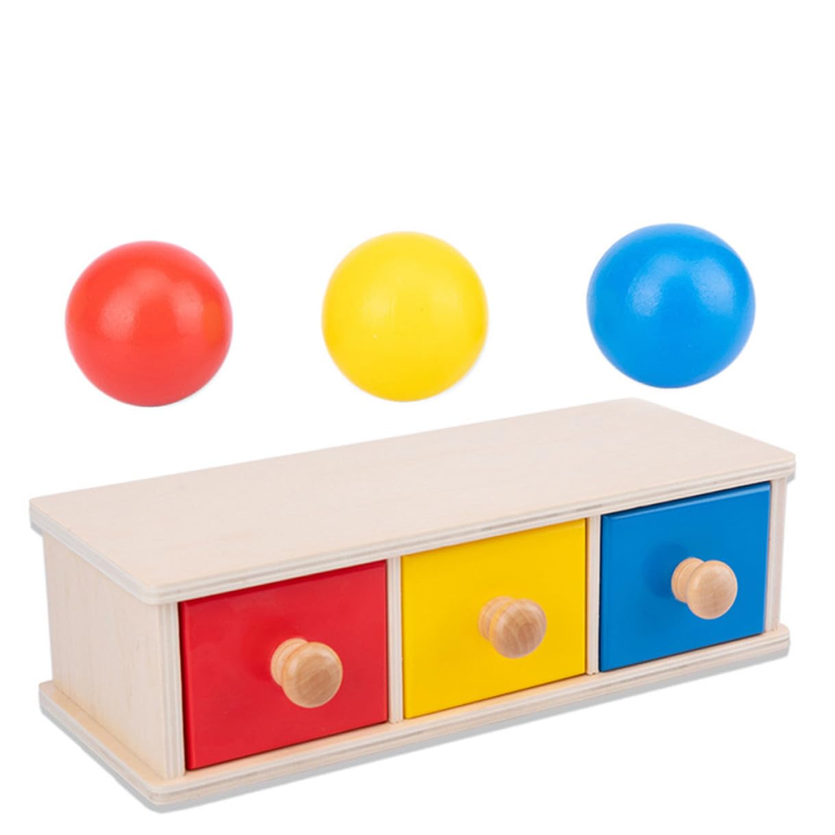 1pezzi Sfere Rotonde Tre Colori Giocattolo Educativo per Ragazzo Ragazza Ragazza Ausilio Didattico Genitore-Figlio Materiale Premium Resistente Pratico