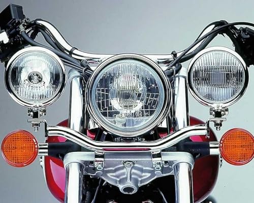 Support phare Honda VT 125 Shadow chrome pour corriger l'éclairage