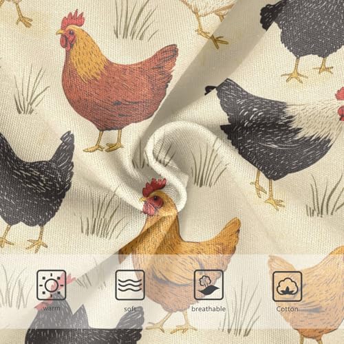 Girls Underwear Soft Cotton Rooster Kids Panties in Sizes 2/3t, 4t, 5t, 6 and 83