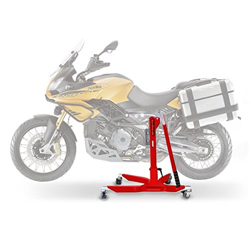 CS Power Classic-Zentralständer kompatibel mit Aprilia Caponord 1200 Rally 15-16 Rot